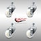 Service Caster 3 Inch SS Nylon Wheel Swivel 3/8 Inch Threaded Stem Caster Set SCC-SSTS20S314-NYS-381615-4 - alternate 5